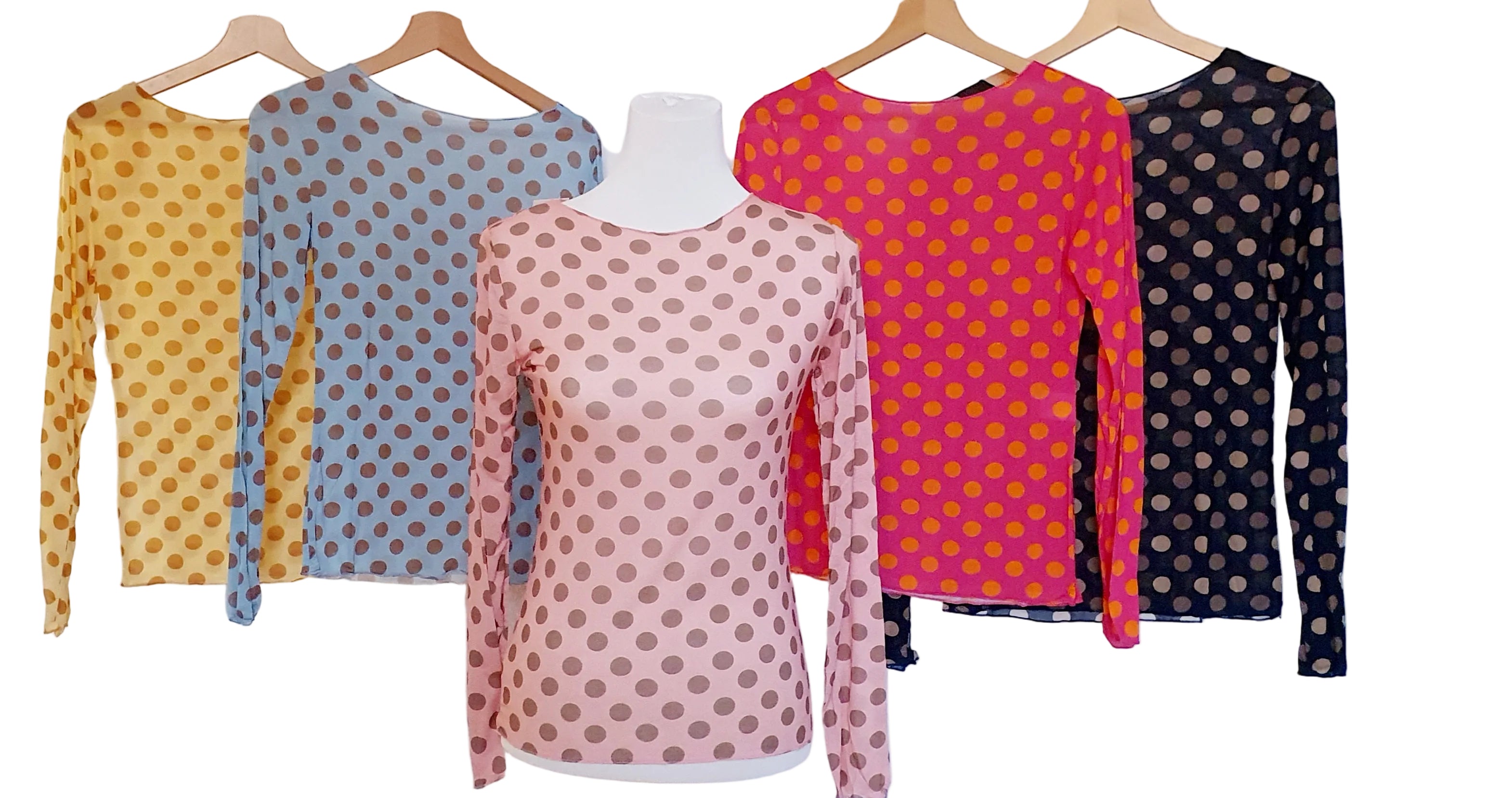 Cashmere Shirt "Polka Dots"