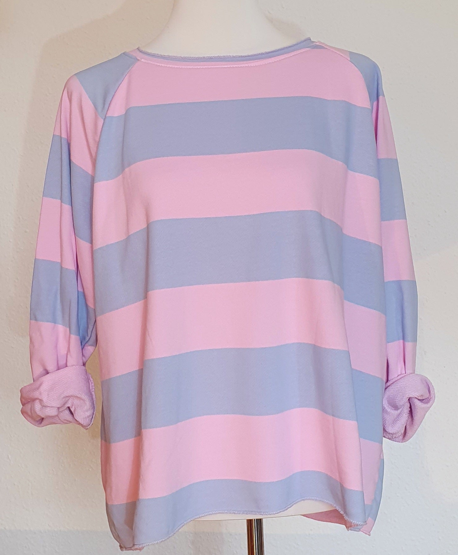 Shirt Langarm Blockstreifen