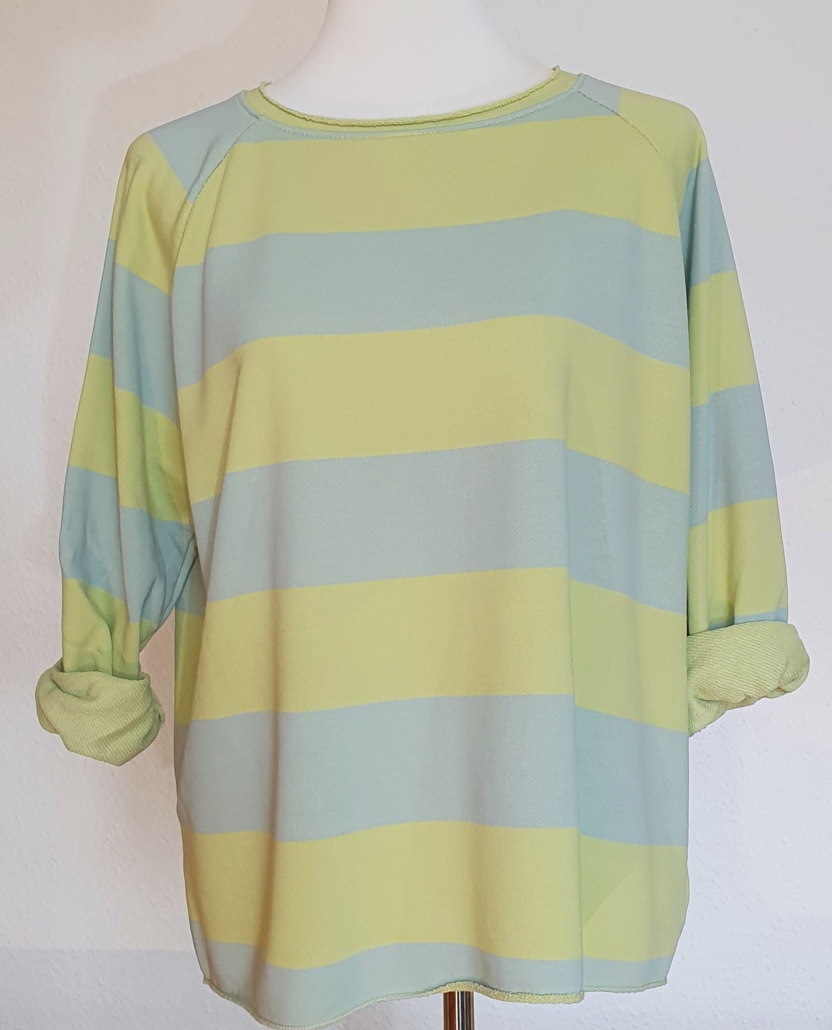 Shirt Langarm Blockstreifen