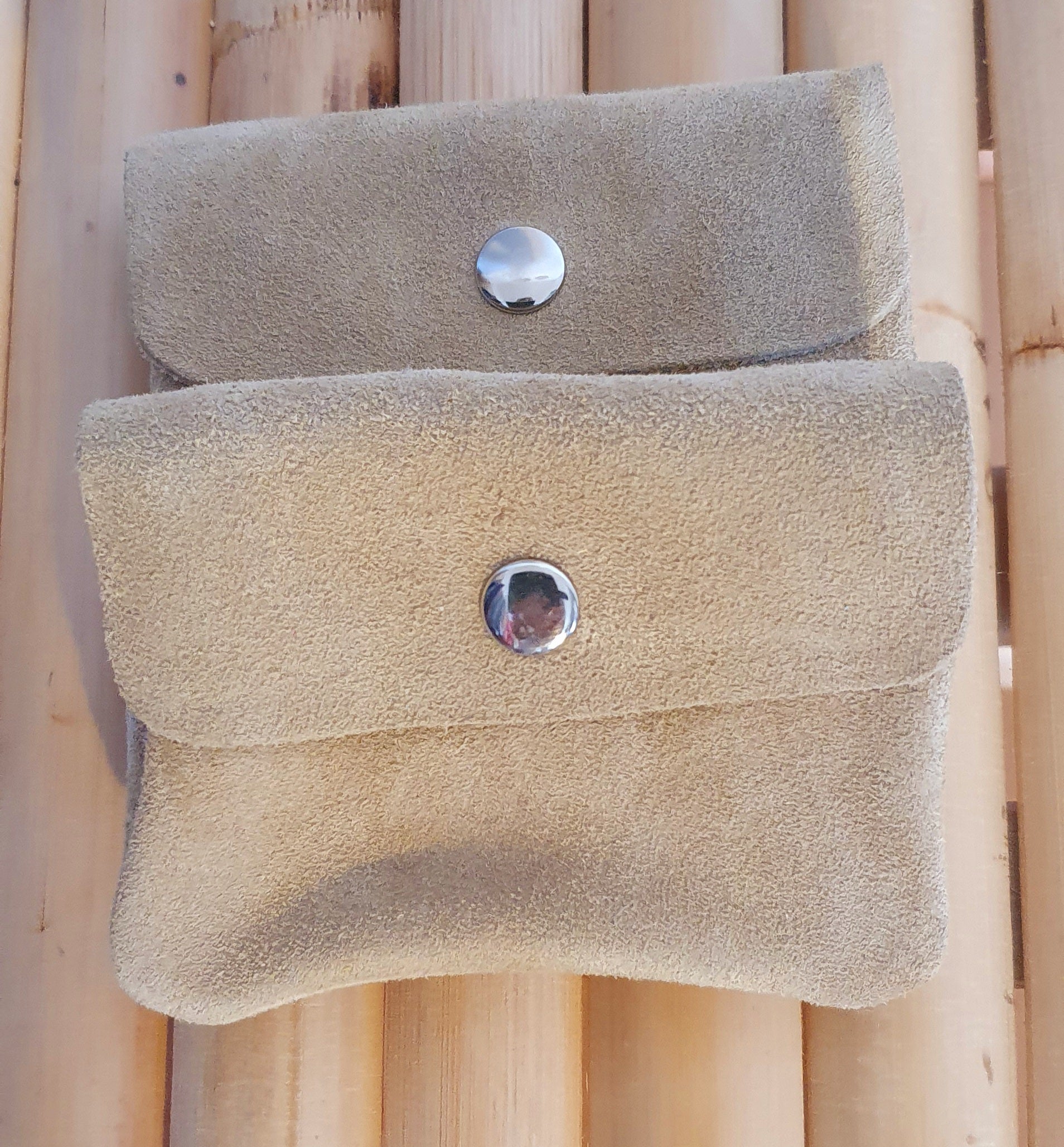 Portemonnaie Velour-Leder