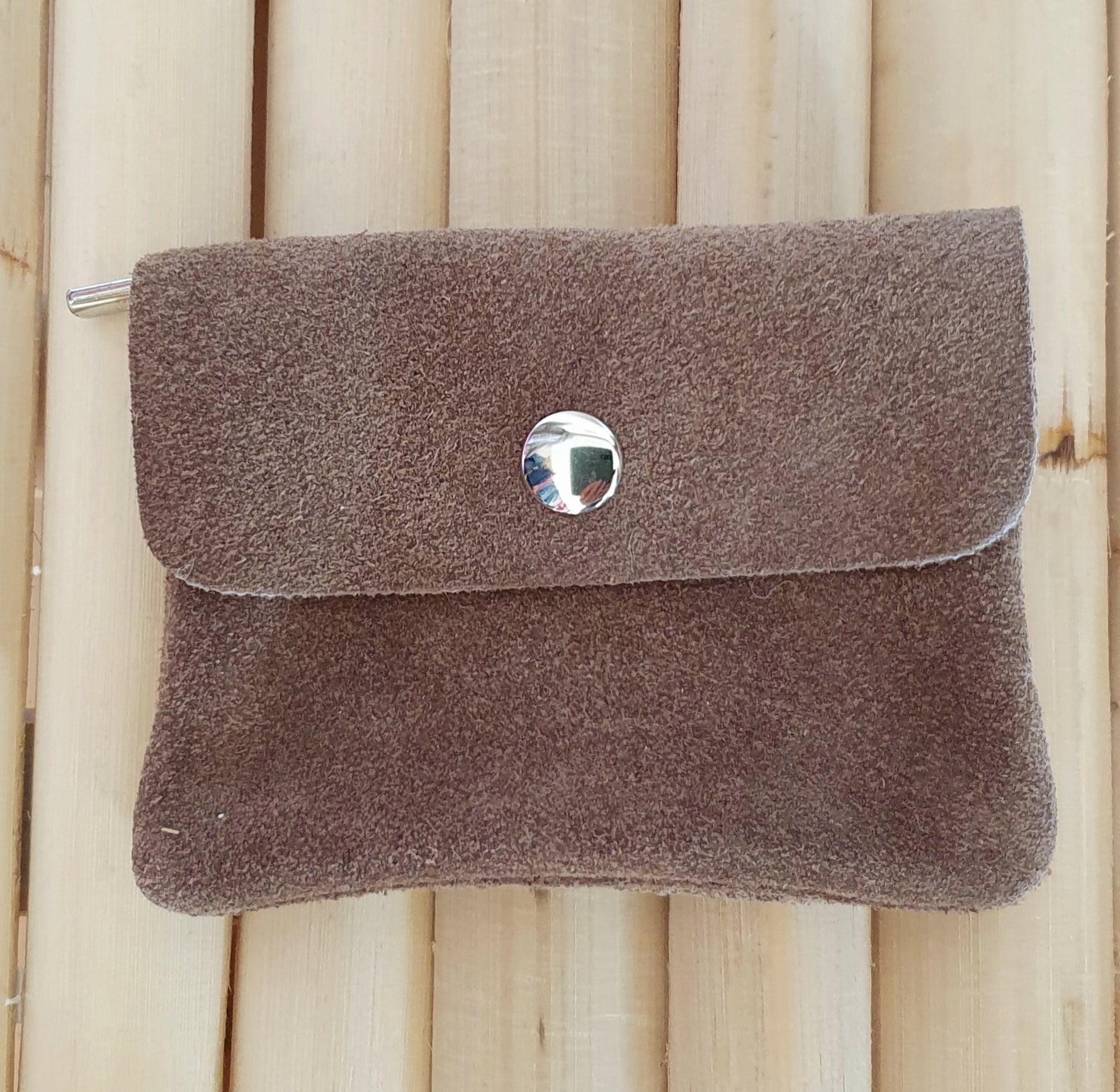 Portemonnaie Velour-Leder
