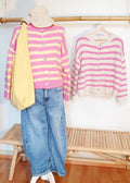 Cardigan gestreift