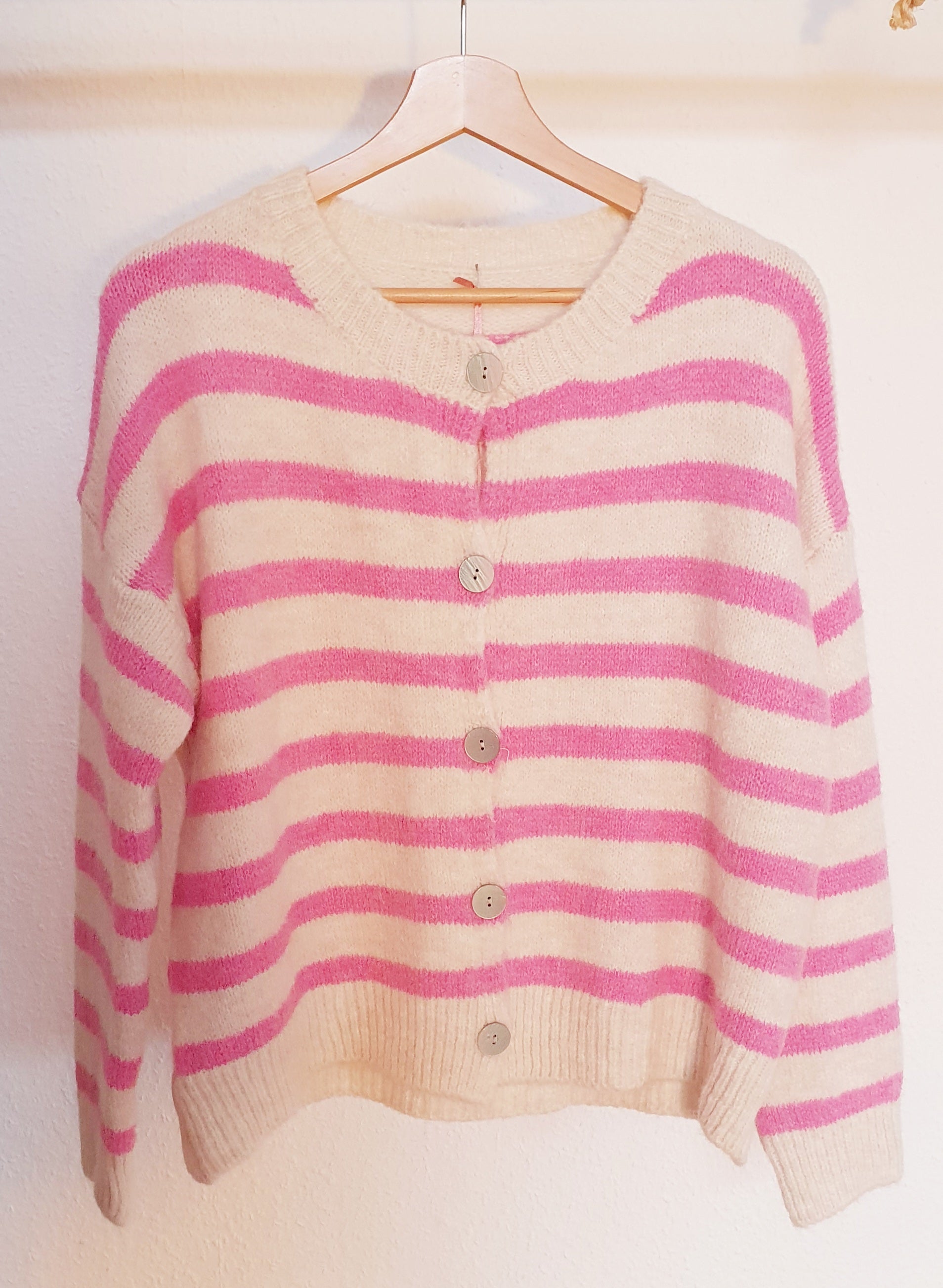Cardigan gestreift