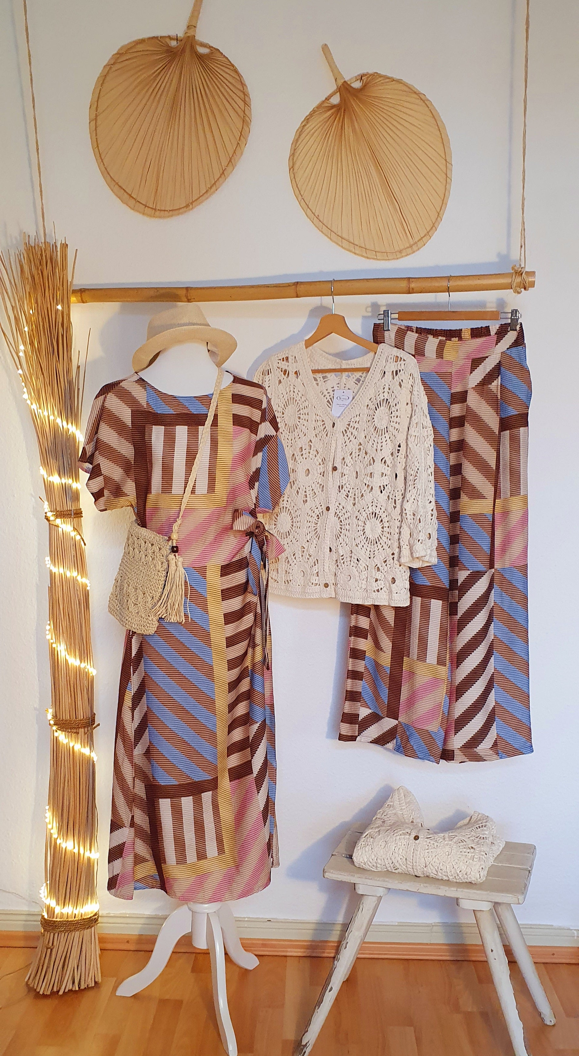 Kleid gemustert