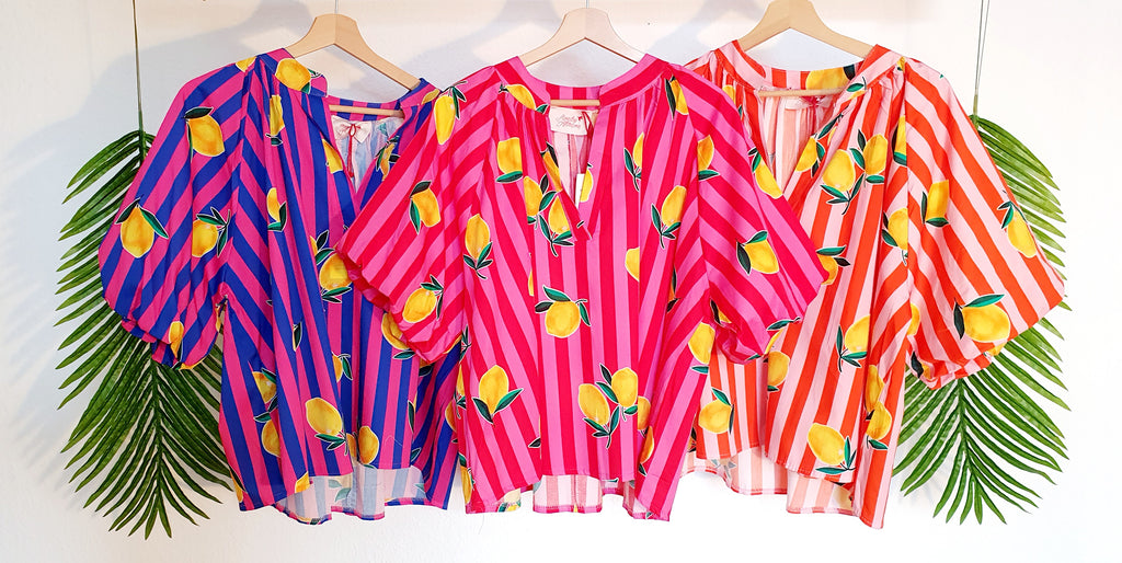 Bluse Zitrone