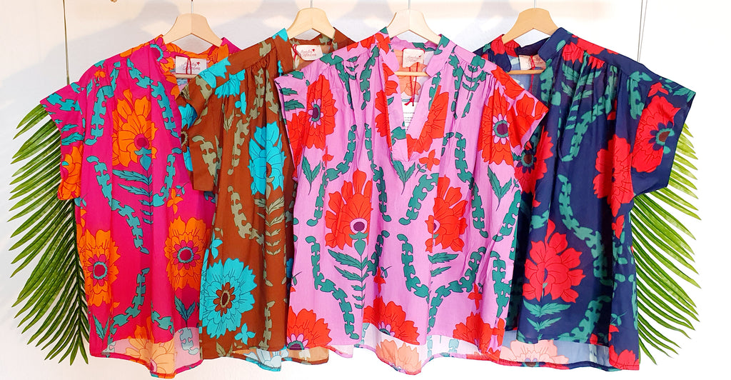 Bluse kurzarm