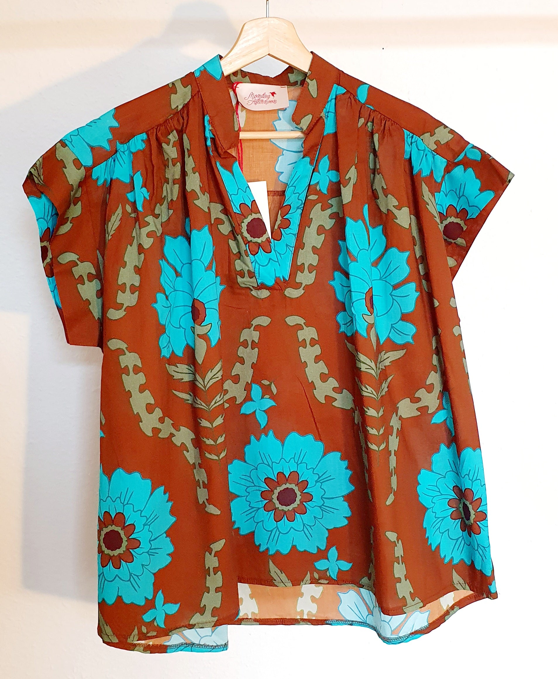 Bluse kurzarm