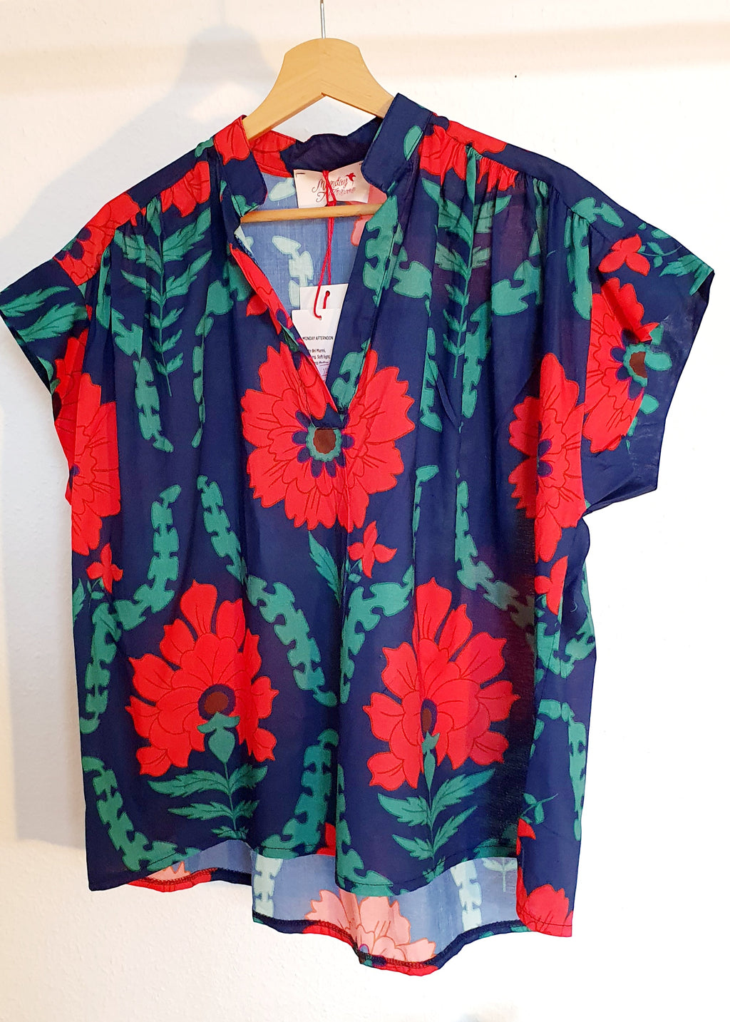 Bluse kurzarm