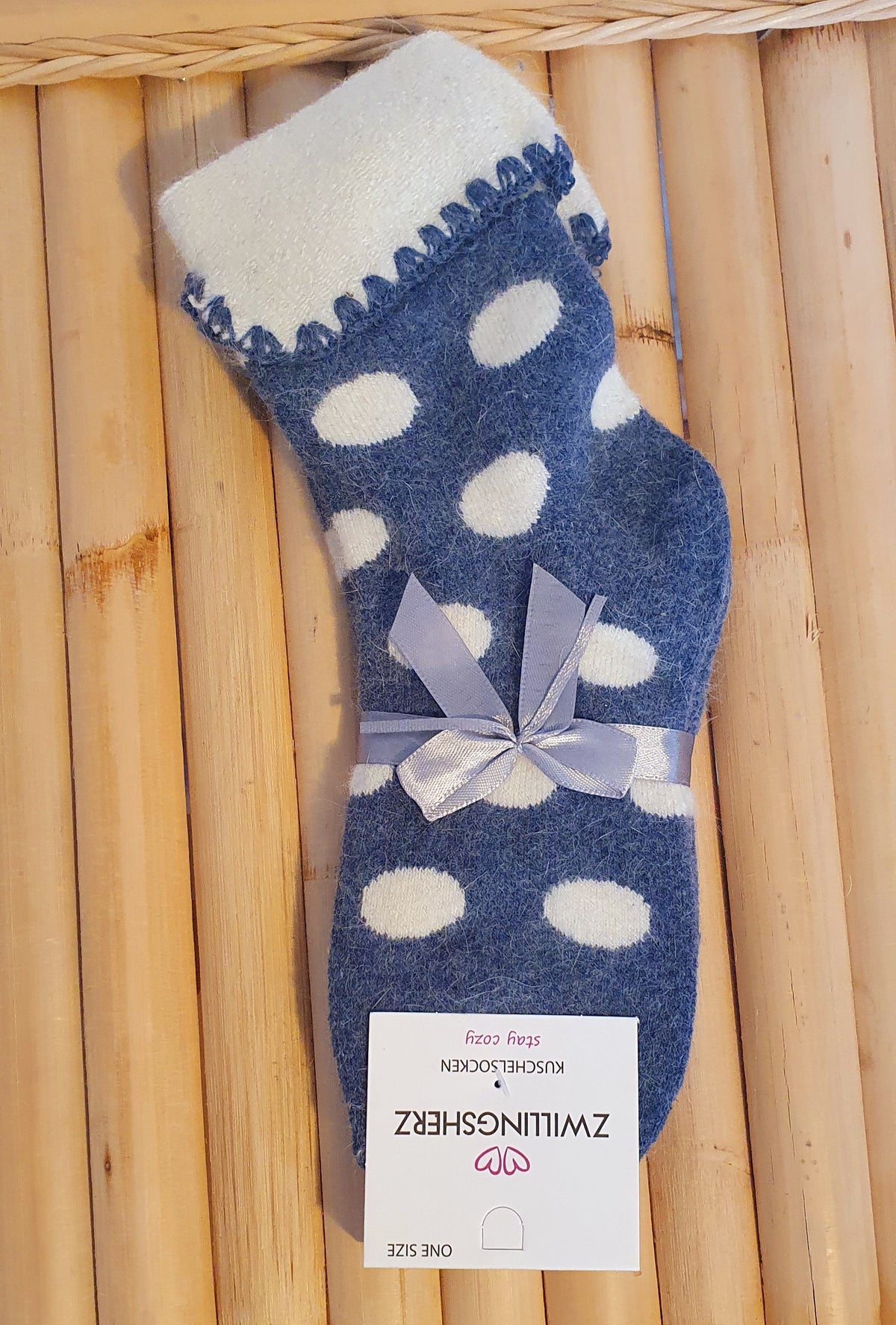 Kuschel Socken Zwillingsherz